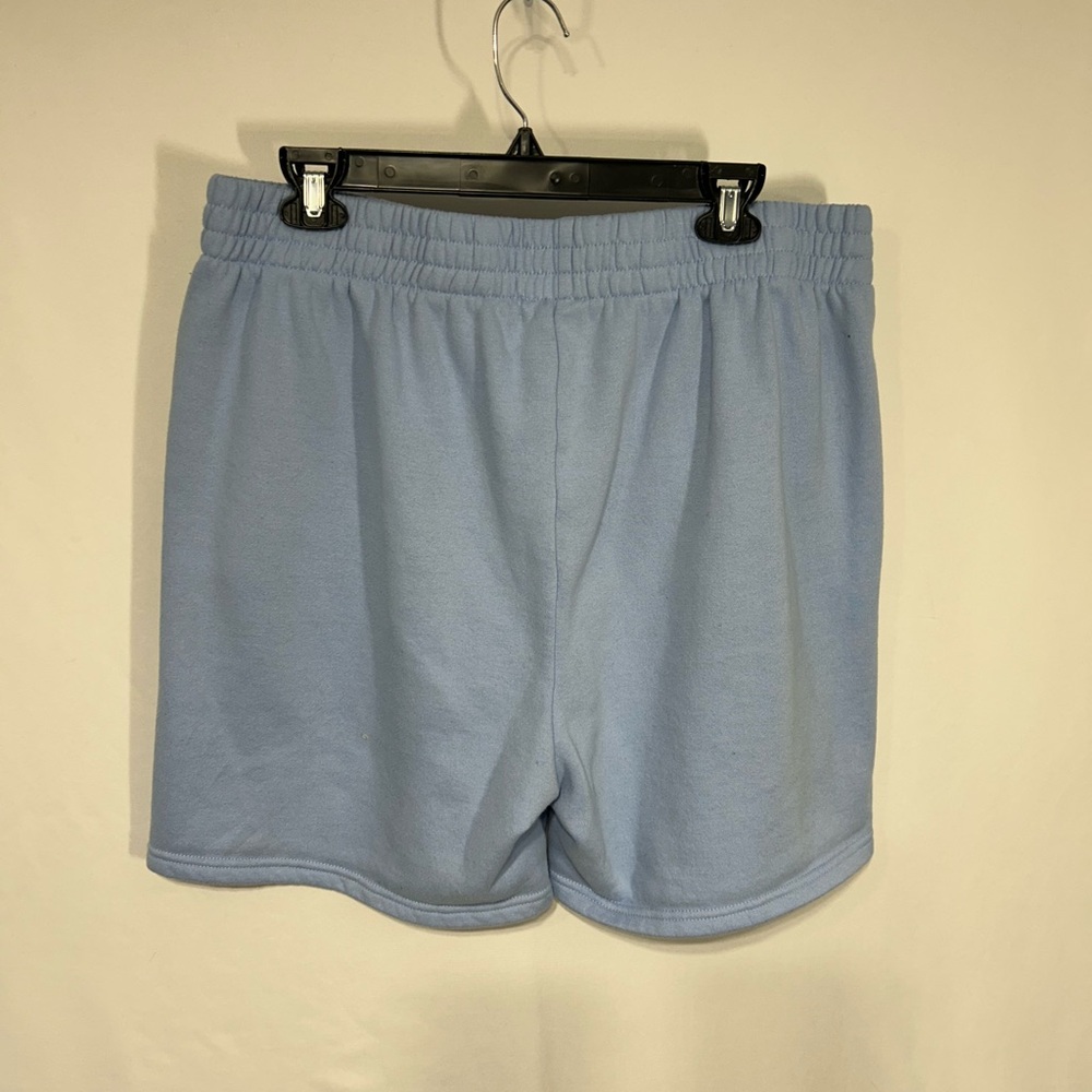 Light Blue Women's jogging Shorts - Picture 4 of 7